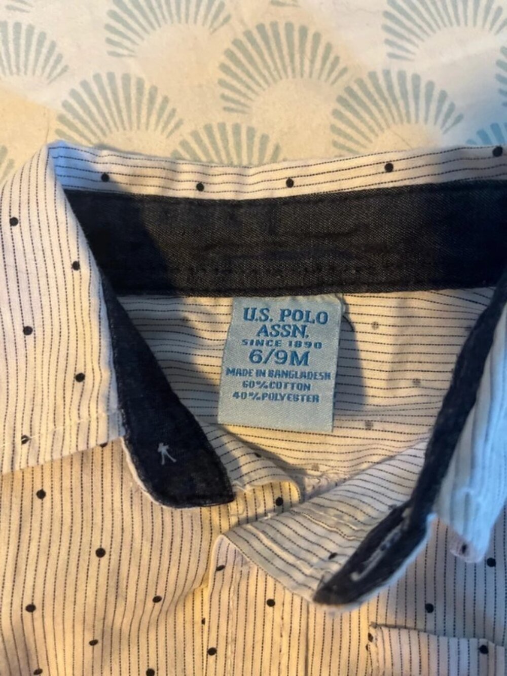 U.S. Polo Boys Button Up 6 9 months - Picture 3 of 3